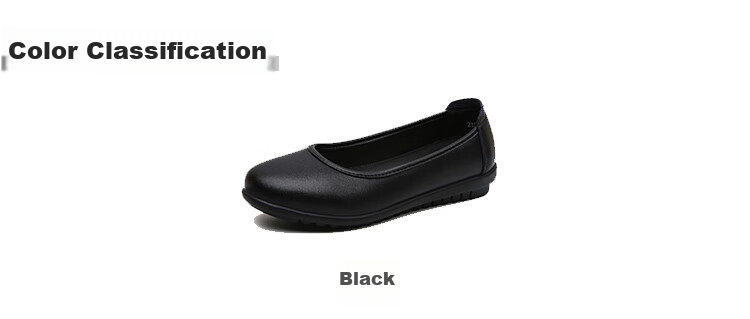 CARTELO Women's Shoes, Wedge Heel Round Toe Women's Pumps, Professional Ladies Leather Shoes, KDLDX-2138, Black, Size 37 4
