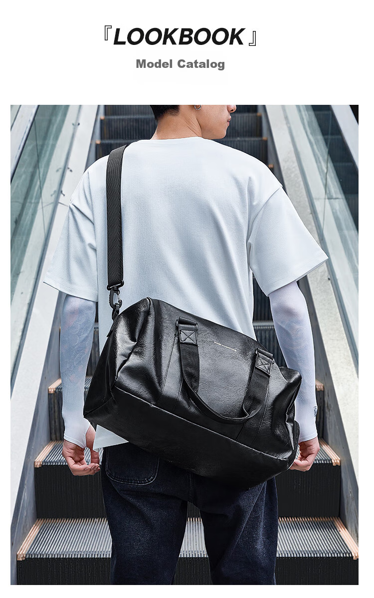 Mark Fairwhale Dry and Wet Separation Independent Shoe Compartment Casual Sports Swimming Fitness Bag Large Capacity Handheld Luggage Tote Travel Bag 4
