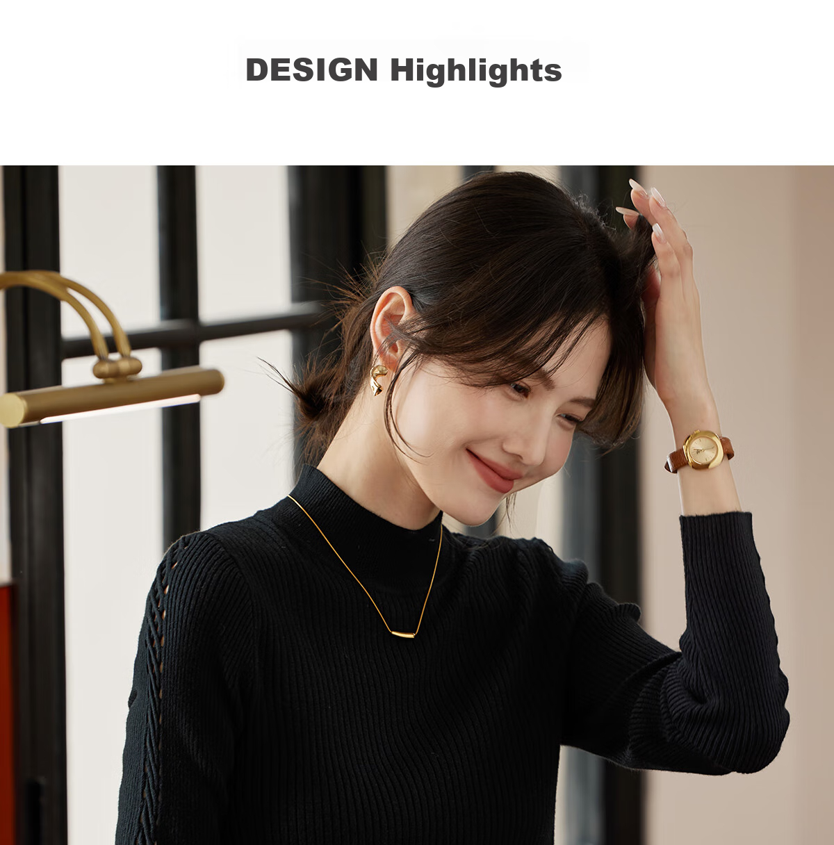 She Enjoy Women's Knitwear Half-Zip Reversible Casual Pullover Sweater T53Z053 7