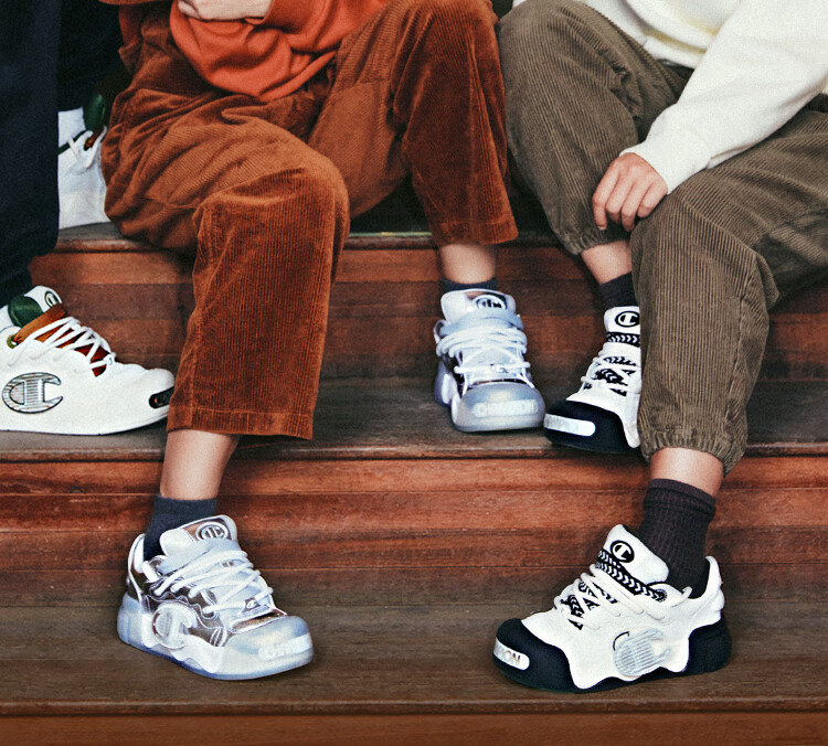 Champion American Champion Sneakers for Women And Men, Trendy Fashion Thick-Soled Height-Increasing Puffy Open-Face Bread Shoes 24SST05 2
