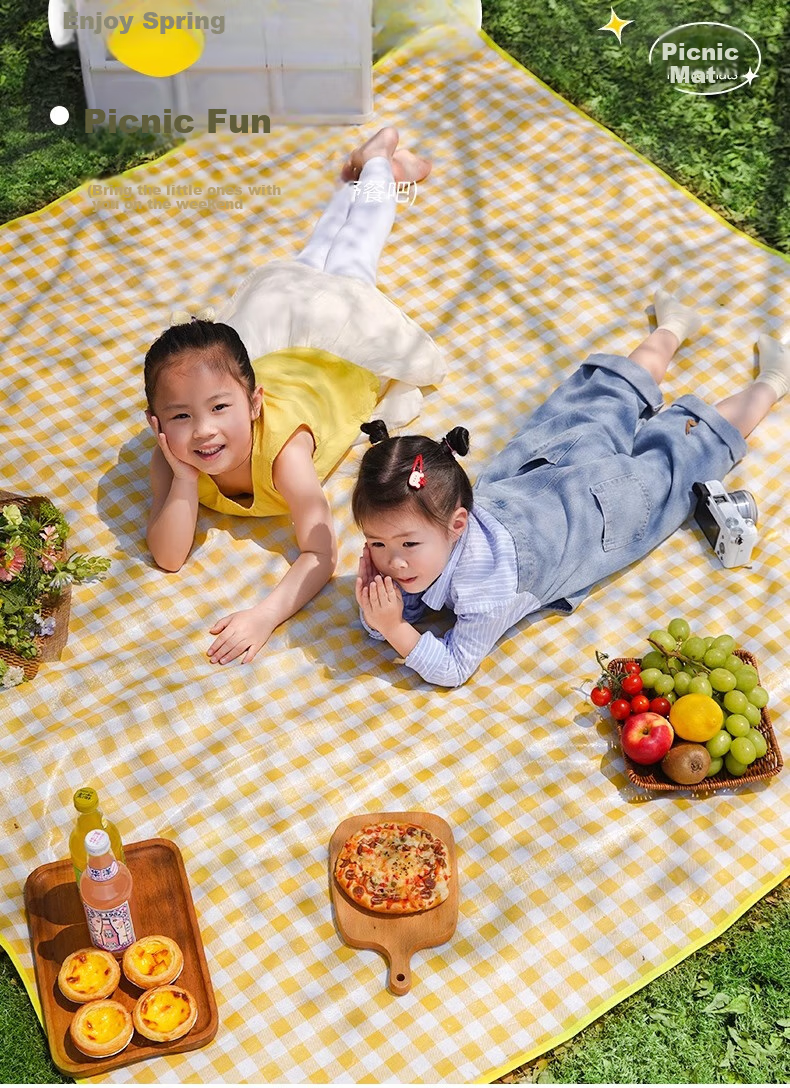 BeiJiLang Picnic Mat, Outdoor Camping Mat, Thickened Portable Moisture-Proof Mat, Wear-Resistant Tent Mat, Beach Mat, Floor Mat for Sleeping 13