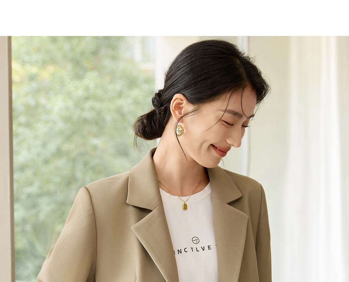 Chushen Chunqiu Women's Classic Simple H-Shape Blazer Casual Commuter Suit Jacket S51U012 14