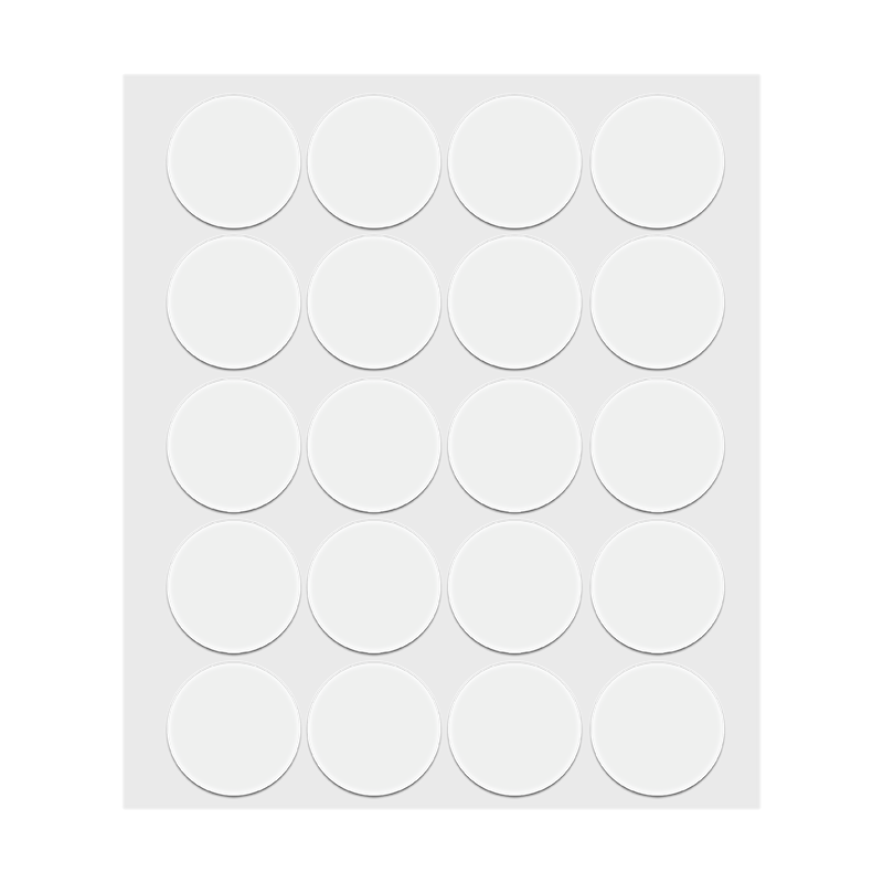 Befon Nano Dot Adhesive, Traceless Double-Sided Tape Stickers, Diameter 3cm, 80 Pieces, Household Strong Solid Glue
