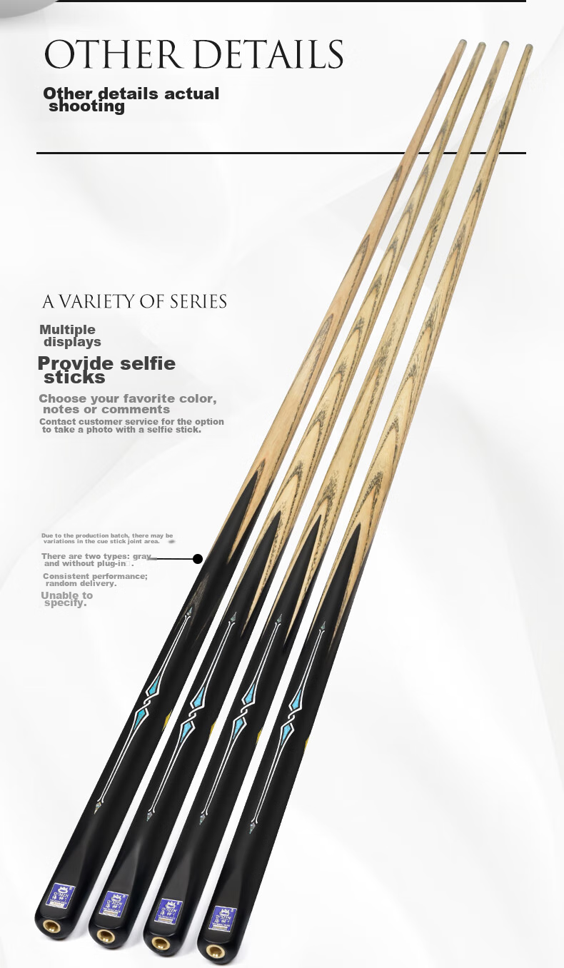 Aomi Haishen 1 Pool Cue, Black 8 Snooker Cue Set, Black Eight Small Tip, 16 Colorful Black Eight Cue, Snooker Billiard Cue 13