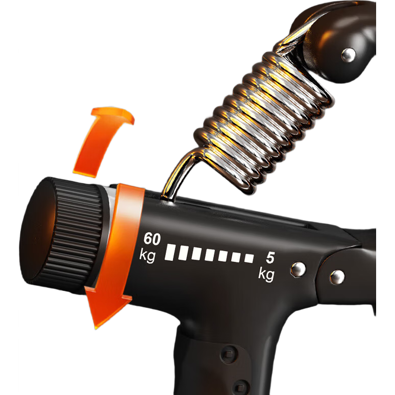 Peak Adjustable Professional Hand Grip Strengthener for Men and Children Rehabilitation Arm Fitness Equipment Home Use Black