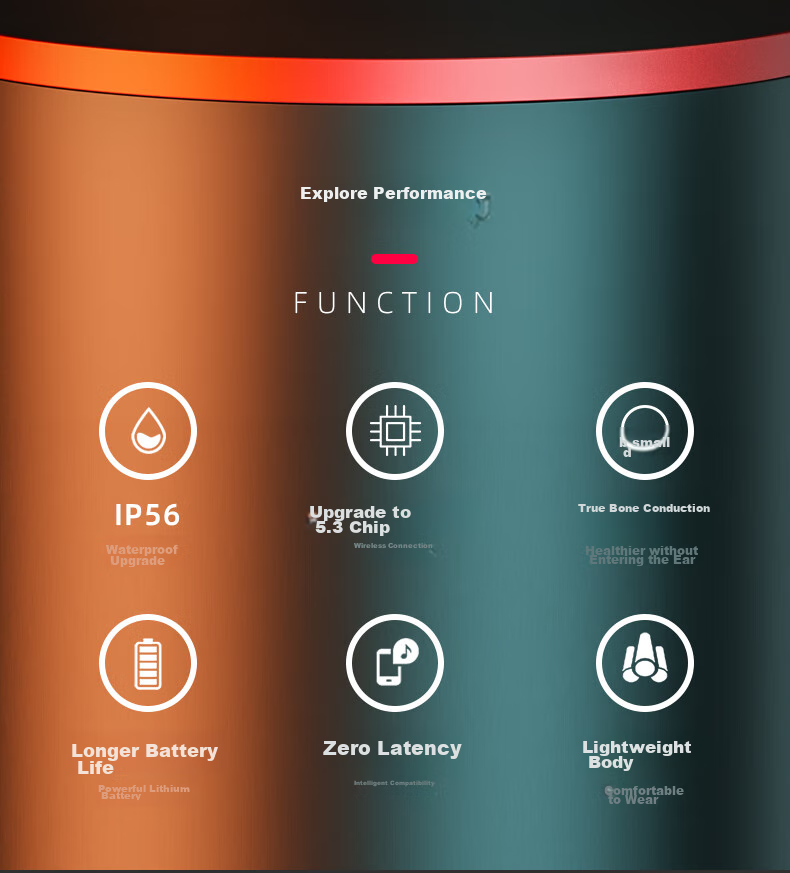 Lenovo X15 PLUS Black New Upgrade Bluetooth Sports Earphones Over-Ear Long Battery Life Lossless Sound 14.2mm Large Driver Noise Cancelling 2