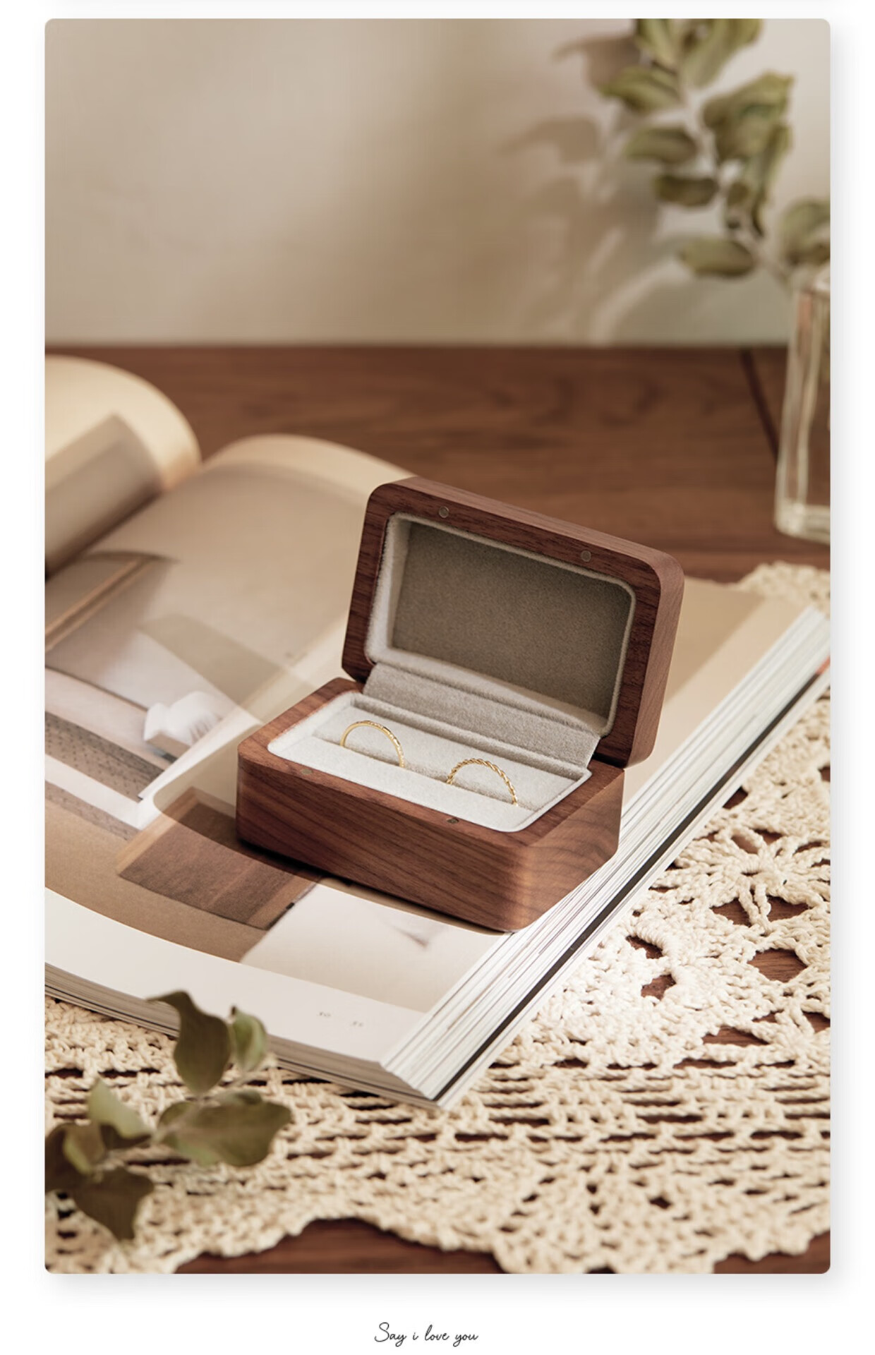 Fanyejia Vintage Jewelry Storage Box, High-Quality Cork, Compact And Portable, for Travel Earrings, Rings, Bracelets, Accessories, 520 Gift 3