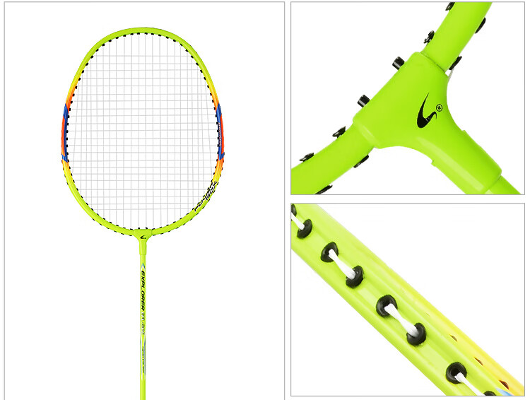 EVERVON Badminton Racket Set, Ultra-Light And Durable, for Adults And Students, Entertainment Model 301+300 Rackets, Shuttlecocks Included 16