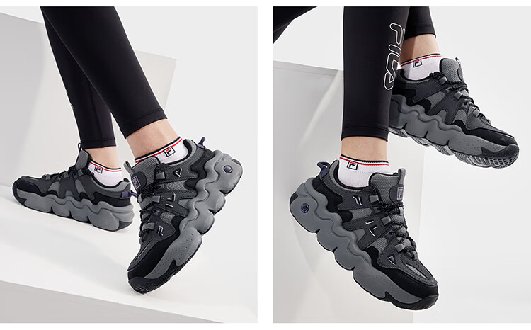 FILA Panini Official Women's Retro Sports Basketball Casual Chunky Dad Sneakers Autumn Shoes 13