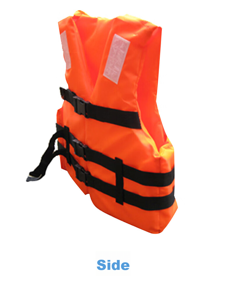 ASORAIN Black Strap Adult Life Jacket Swimwear with Whistle, Reflective Strips, Outdoor Flood Prevention Emergency Rescue Surfing Rafting 9