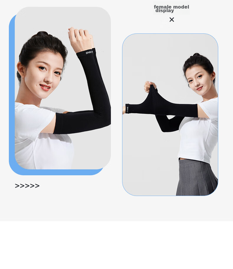 Li-Ning Ice Silk Sun Protection Arm Sleeves for Men And Women, UV-Resistant Cooling Arm Covers, Cycling Arm Guards, Arm Sleeves for Sun Protectio 16