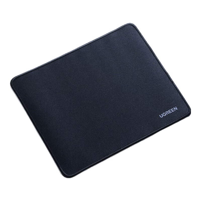 UGREEN Mouse Pad, Office Home Gaming Mouse Pad, Laptop Rubber Non-Slip Large Desk Pad, Portable Solid Color Mouse Pad, Thickened Wear-Resistant 260*210*2mm