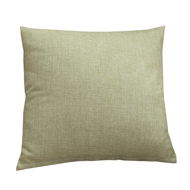 Grace Throw Pillow, Solid Color Cushion, Office Backrest, Bedside And Sofa Back Support, Removable Cover, 45*45cm, Gree