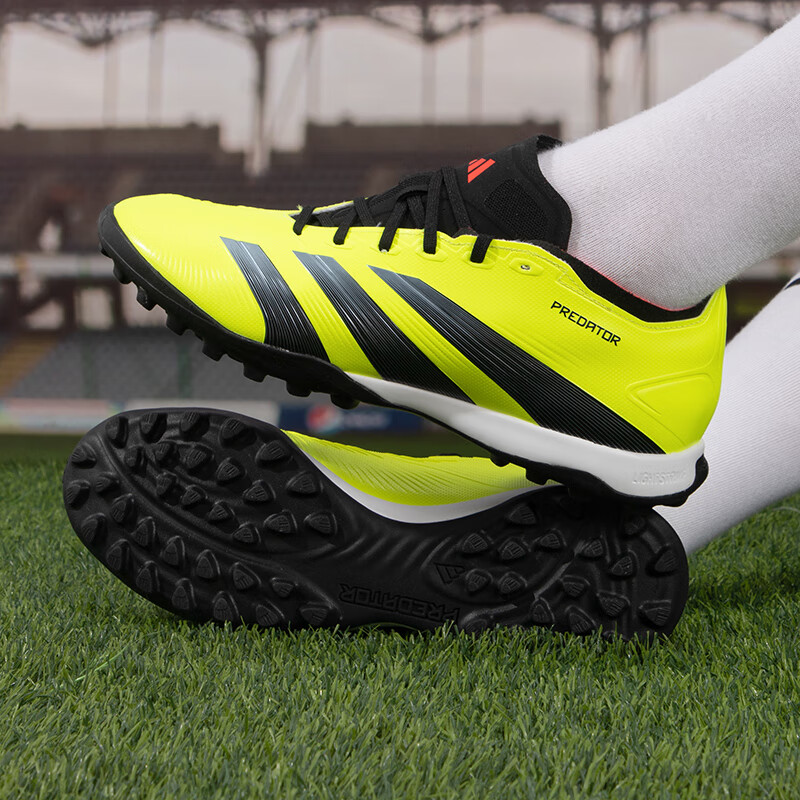 Adidas PREDATOR LEAGUE TF Artificial Turf Cleats Soccer Shoes IE2612 Yellow 8