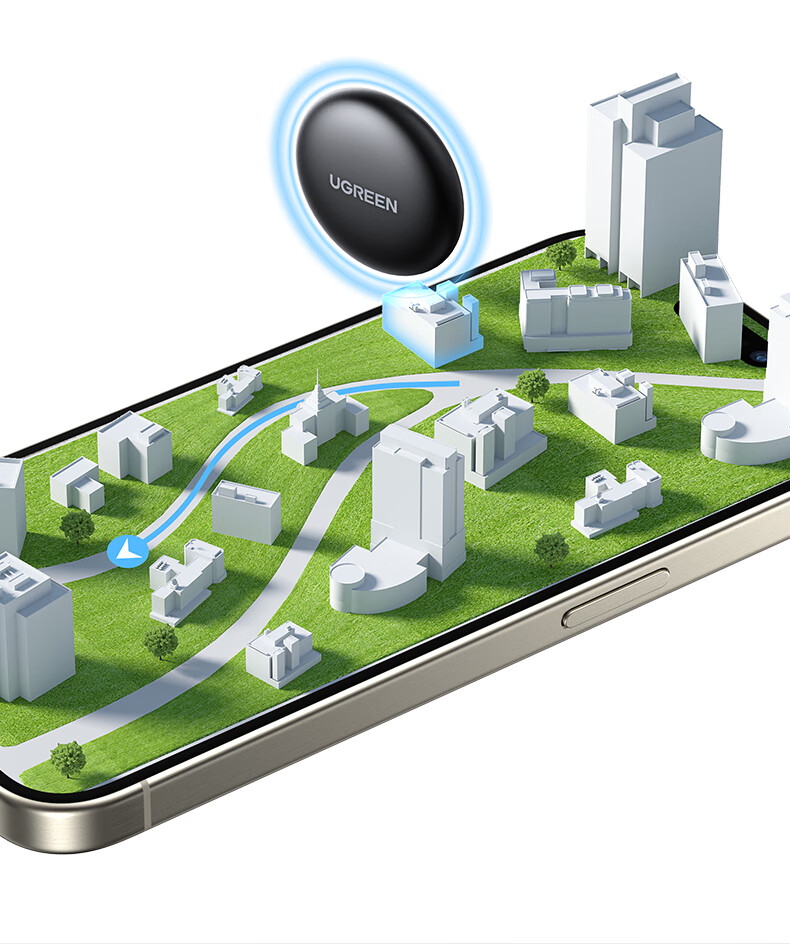 UGREEN Tag Locator Tracker Anti-Loss Device, FindMy Certified Global Precise Finder for Apple Air/iPhone 18 Pro Max Phones, Keys, Luggage, Backpack Anti-Loss 12