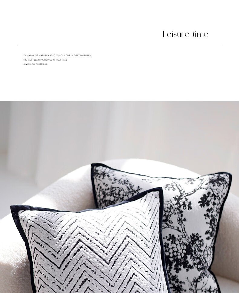 AVIVI Pillowcase, Sofa Cushion Cover, Bed Headboard Pillowcase, 45*45cm, Sketch Forest Desig 8