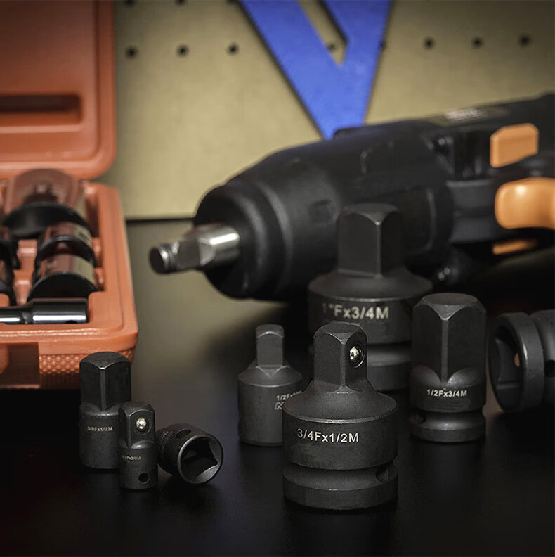 Kuanteng Electric Drill Socket Connecting Rod, Socket Adapter, Electric Wrench Adapter, Hexagonal to Square Connector Rod, Extension Rod 5