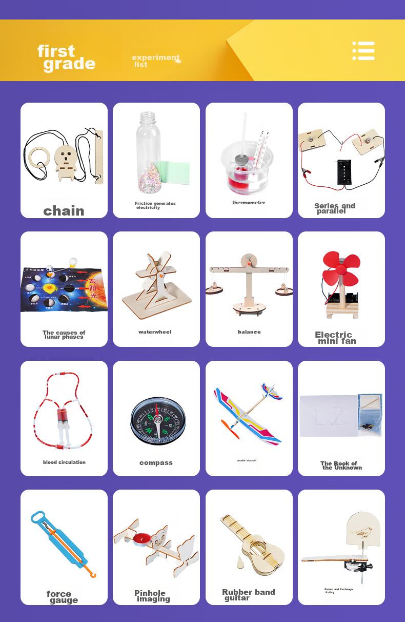 Hongke Children's Science Experiment Kit Educational Toy for Third Grade Elementary School Students, Physics Toys for Boys And Girls, Birthday And Holiday Gift 11