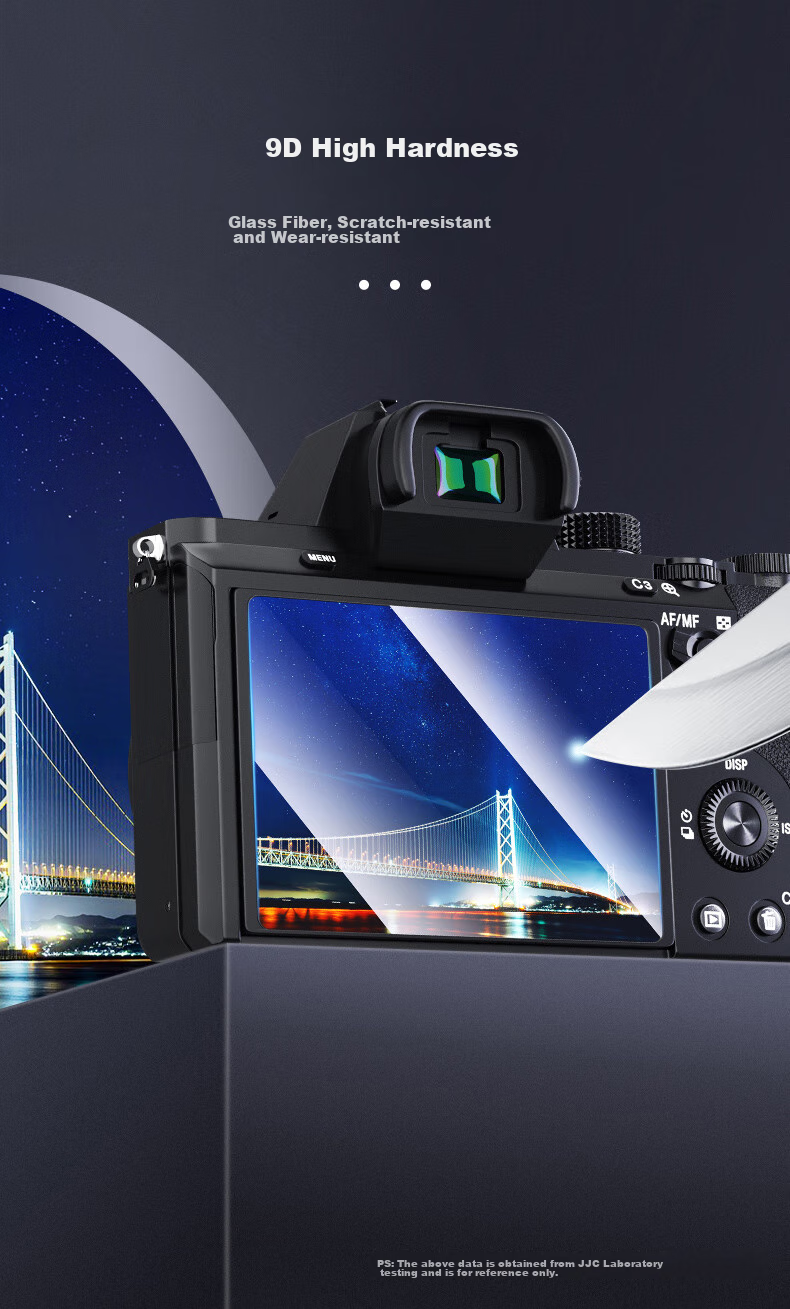 JJC Screen Protector for Sony A7c2 A7m4 ZV-E10II A7c Second Generation A7cr A6700 ZVE1 ZV-E1L Camera Screen Protective Film, Mirrorless Camera Accessory 3
