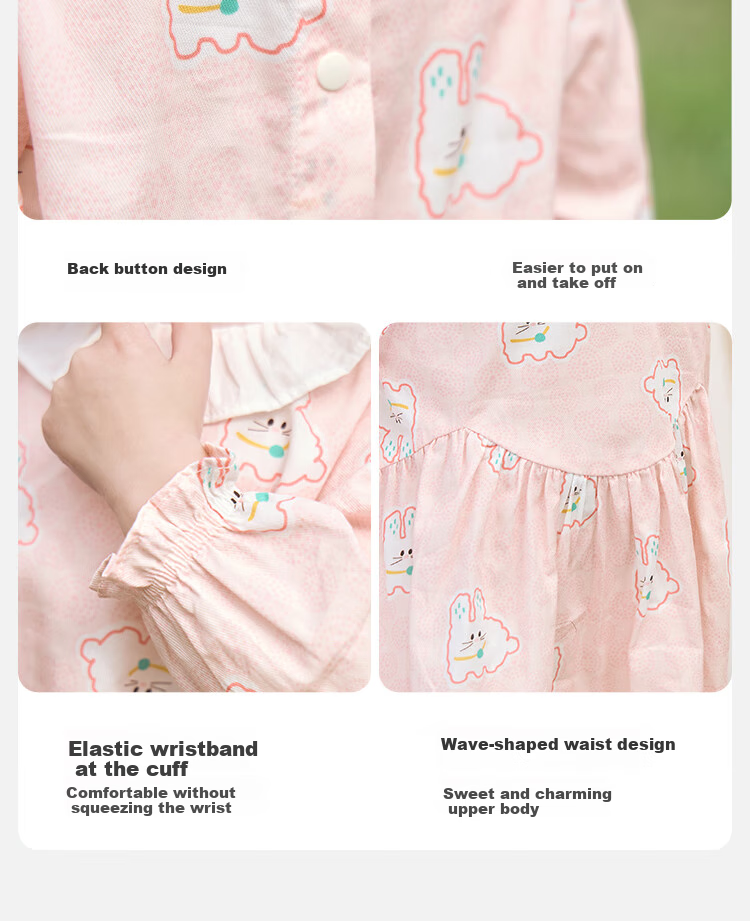 BALABALA Girls' Dress, Children's Dress, Baby Girl Spring 2025, Infant Delicate Sweet Cute Dress, 208125111009 11