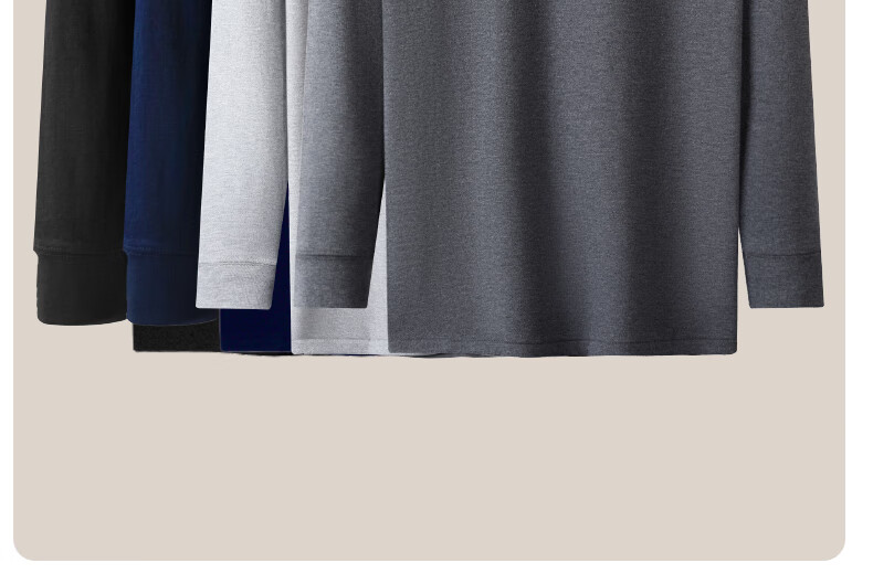 SEPTWOLVES [Pure Cotton Antibacterial] Thermal Underwear for Men, Autumn Top And Pants Set, Round Neck Cotton And Wool Autumn Winter, Dark Gray, XXL 15