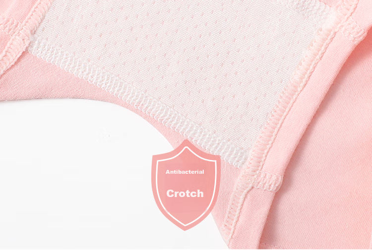 LangSha Girls' Antibacterial Cotton Boyshort Underwear, No Wedgie, for Toddlers And Young Girls, Size 120 6