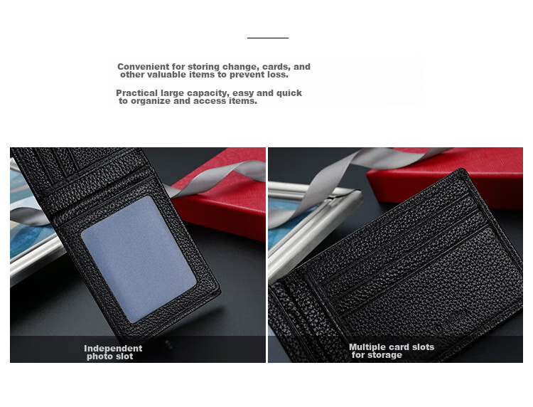 Goldlion ID Card Holder Gift Box, Driver's License Case, Leather Cover for Driver's License, Birthday Gift 8