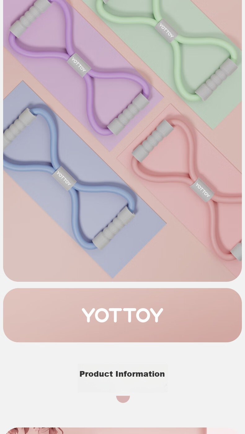 Yottoy 8-Character Pull-Up Bar, Home Fitness Back Opener for Women, Shoulder And Back Exercise Device, Yoga Stretching Equipment for Beautiful Back 15