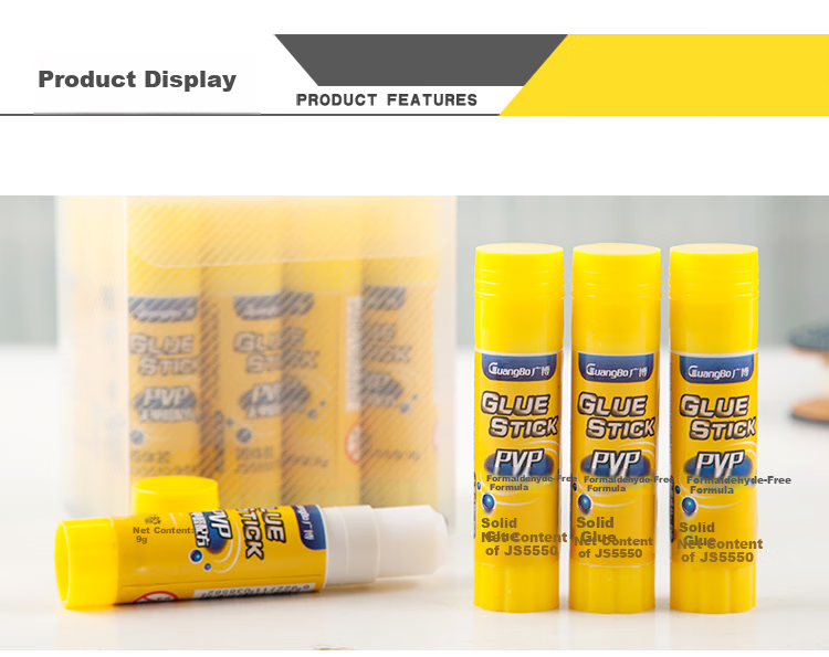 GuangBo 36g Quick-Drying PVA Solid Glue Stick/glue, Study Office Finance Handcraft General-Purpose Glue Stick, 12-Pack, Office Stationery, JS5503 7