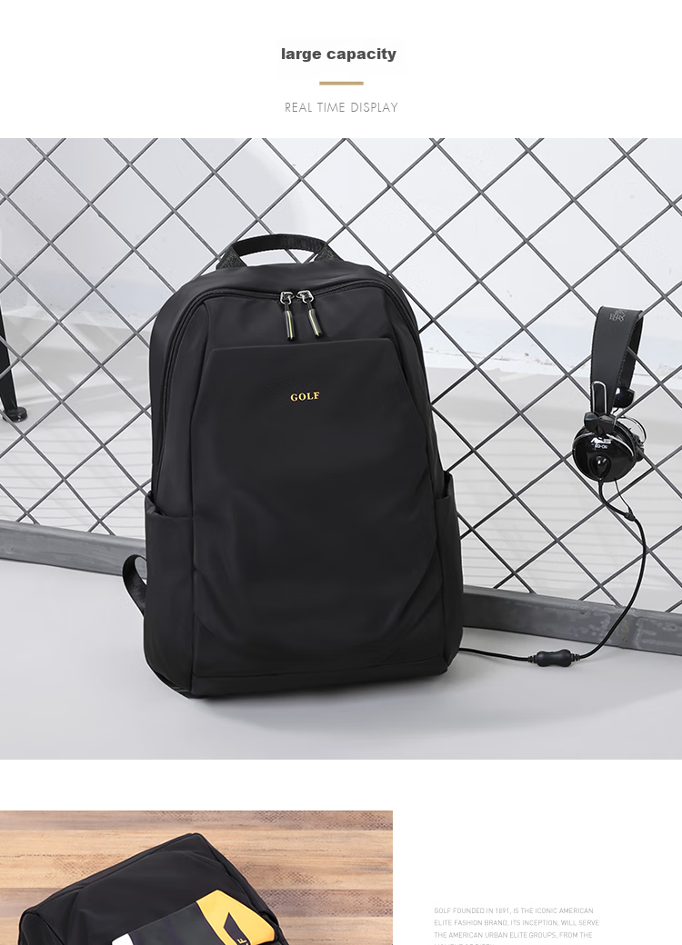 GOLF Men's Backpack, Water-Resistant Laptop Bag for Students And Casual Travel 40