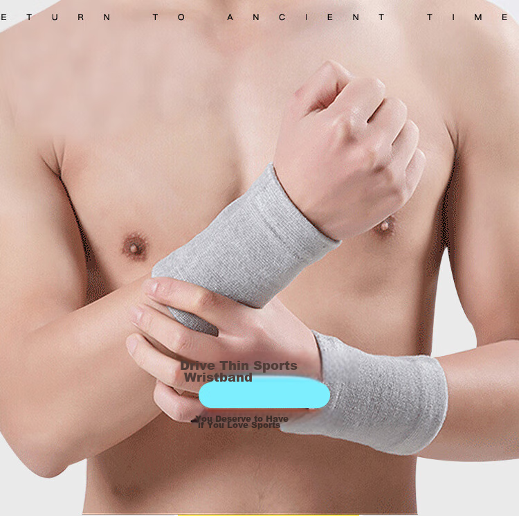 Chidong Summer Thin Wristband for Men And Women, Sports Sprain Protection, Badminton Basketball Tennis Sweat-Absorbing Wrist Guard, 2-Pack One Size Fits All 1