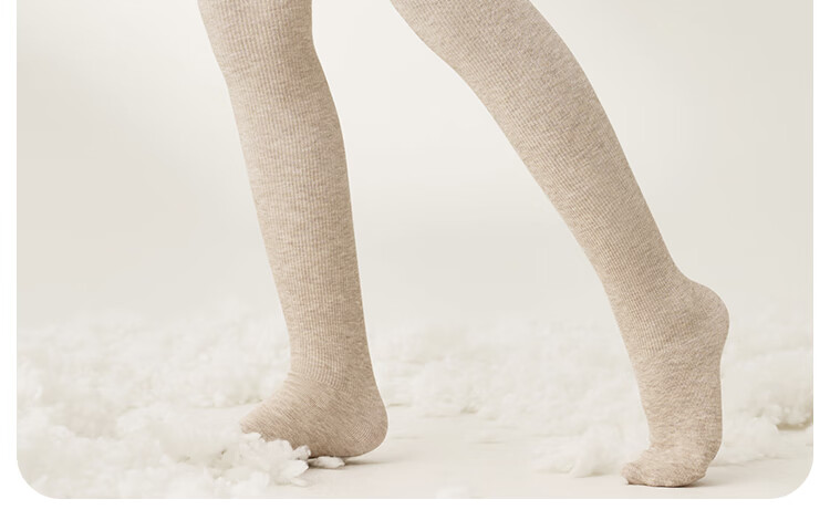 YEEHOO Skin-friendly Baby Velvet Thickened Fleece Children's Warm Pants High Elastic Tights Girls Autumn Winter Socks 22