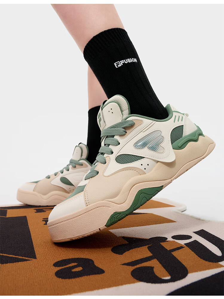FILA FUSION FILA Trendy Women's Skateboard Shoes [Same Style As National Team], Casual Skate Shoes KICK II 3