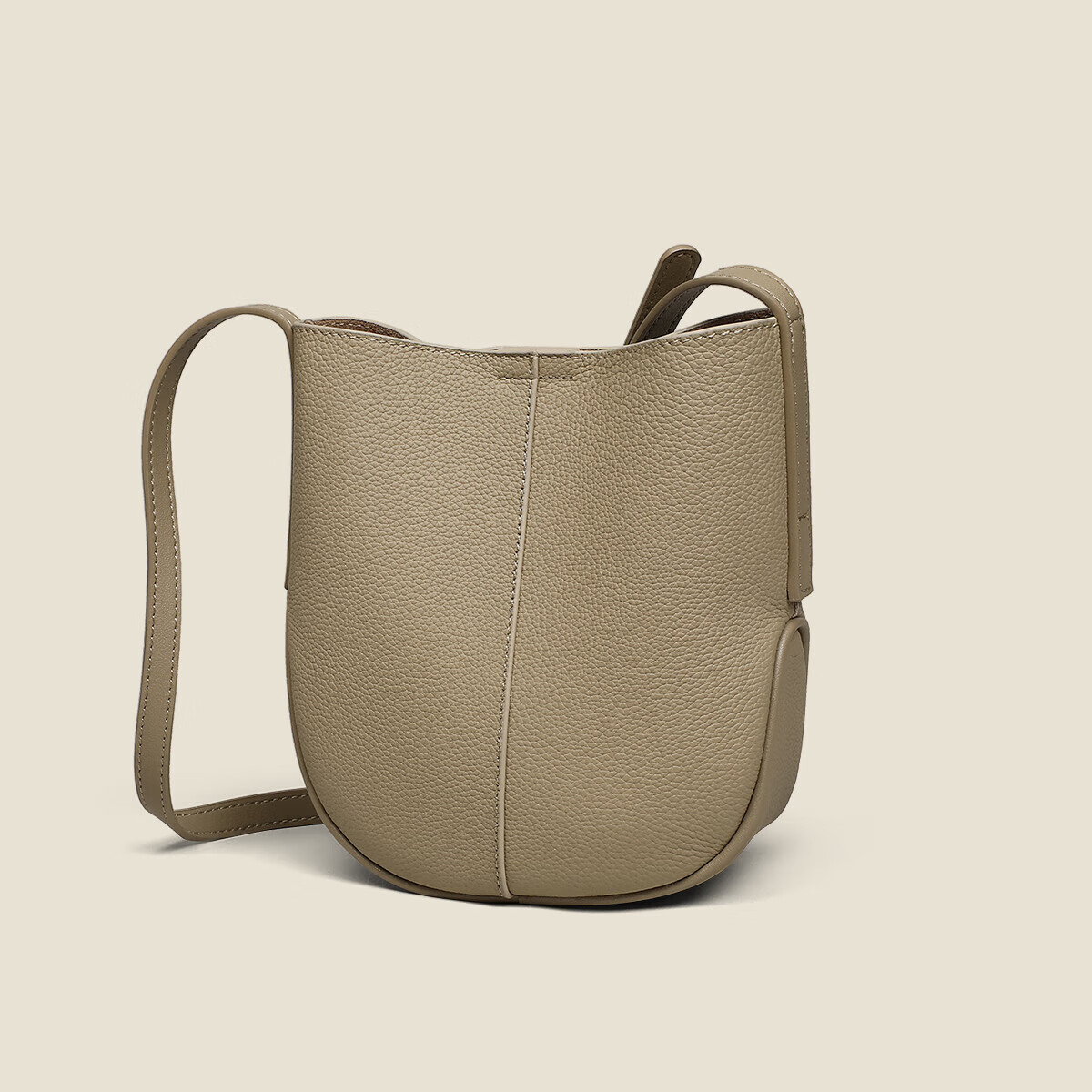 Aiqinghai Leather Handbag, Women's Phone Bag, Shoulder Crossbody Bucket Bag, Light Luxury Birthday Mother's Day Gift, Practical Present for Mom