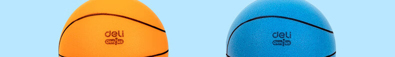 Deli Silent Basketball Size 7 Indoor Noise-Free Children's Entertainment Fitness Basketball Skin-Friendly Safe Blue 33