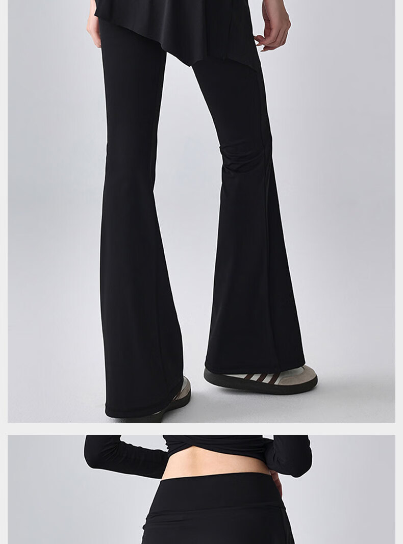 XUEXIMAN Two-in-One Yoga Skirt Pants Sports Tennis Skirt with Drawstring High Waist Running Anti-Exposure Fitness Pants for Women 7