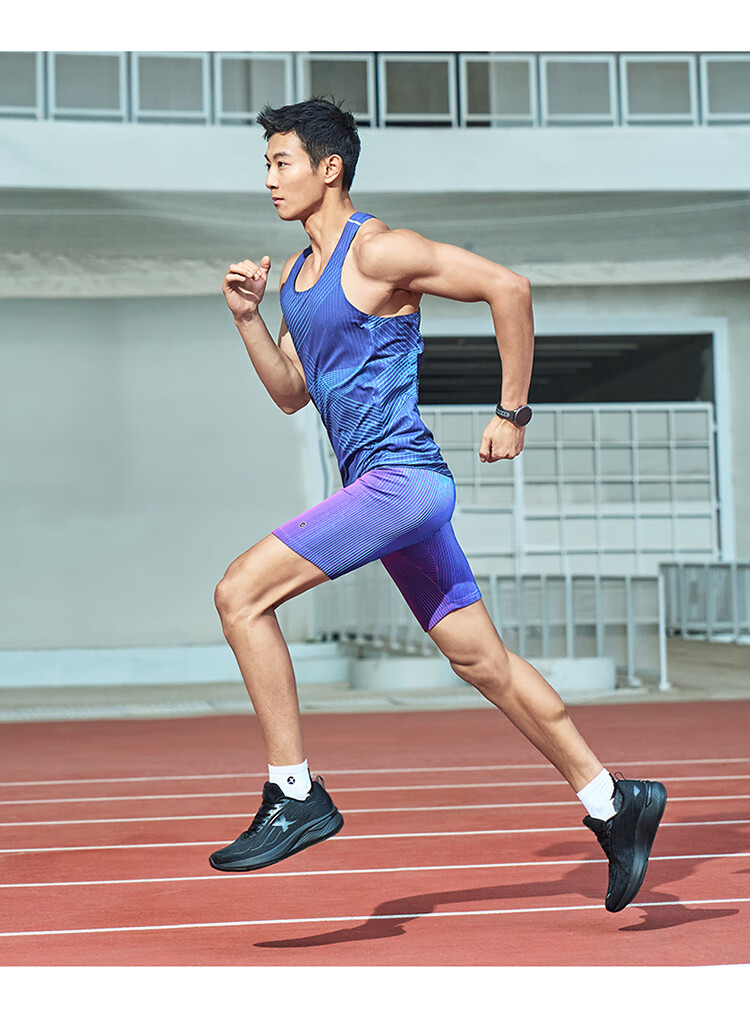 Xtep Men's Compression Running Shorts Breathable Quick-Dry Sports Tights Outdoor Training Pants 41
