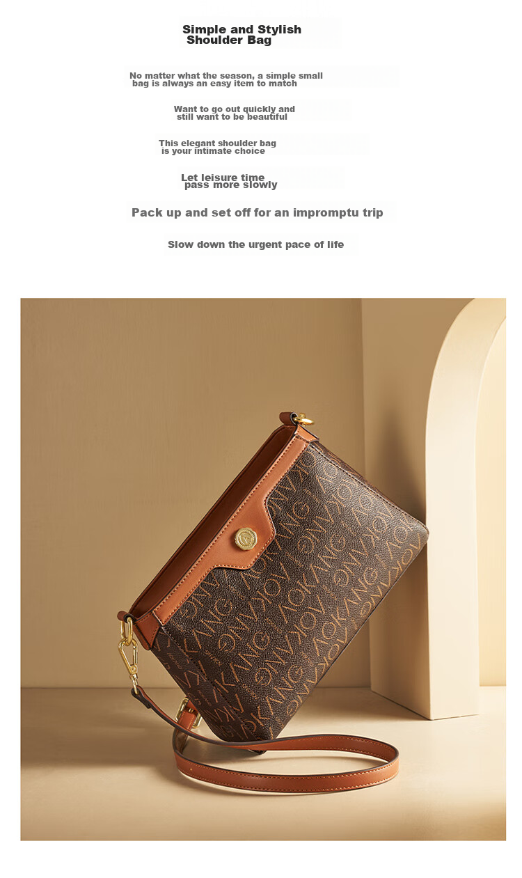 Aokang Women's Handbag, 2026 New Trendy Small Square Bag, Light Luxury Crossbody Shoulder Bag, Birthday Mother's Day Gift for Mom Or Wife 3