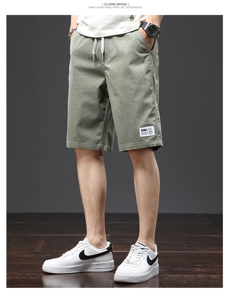 Zengzhi Summer Lightweight Men's Casual Shorts 2026 New Cargo Five-Point Straight-Leg Mid-Length Pants for Men 18