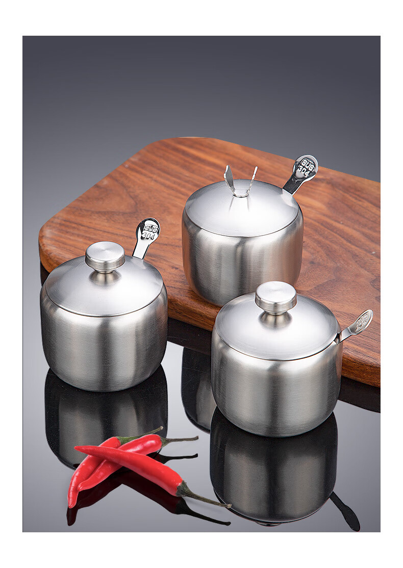 Newair Stainless Steel Chili Oil Container, Household Spicy Oil Jar, Kitchen Red Oil Seasoning Pot, High-Temperature Resistant Lard Canister 2