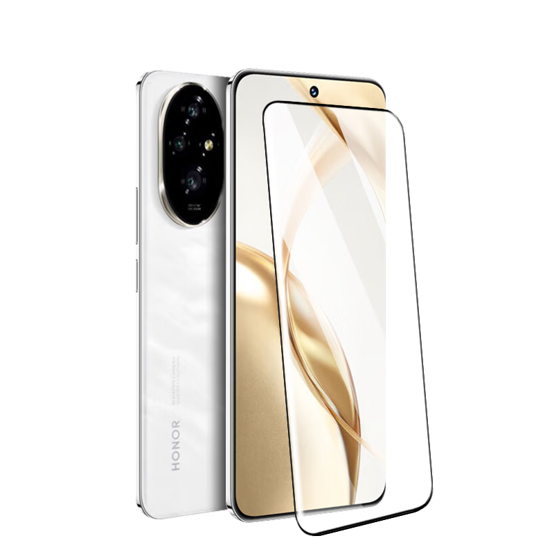 Защитное стекло Smorss для Honor 200, 2 шт., закаленное, высокое разрешение, полноэкранное, противоударное, антибликовое