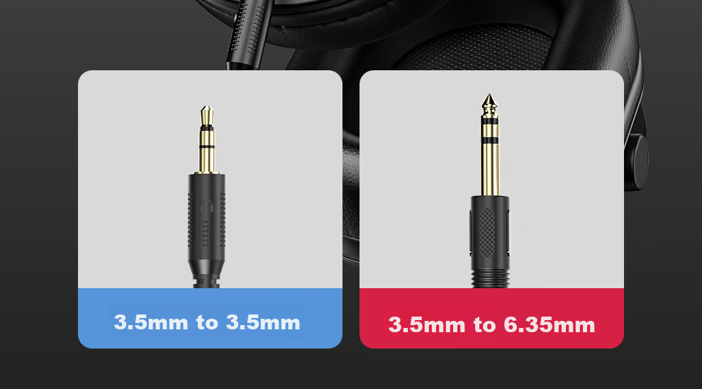 FIFINE Professional Monitoring Headphones, HIFI High-Quality Live Streaming DJ Mixing Booth Recording Studio Instrument-Specific Wired Noise-Cancelling Microphone HD8 Black 3