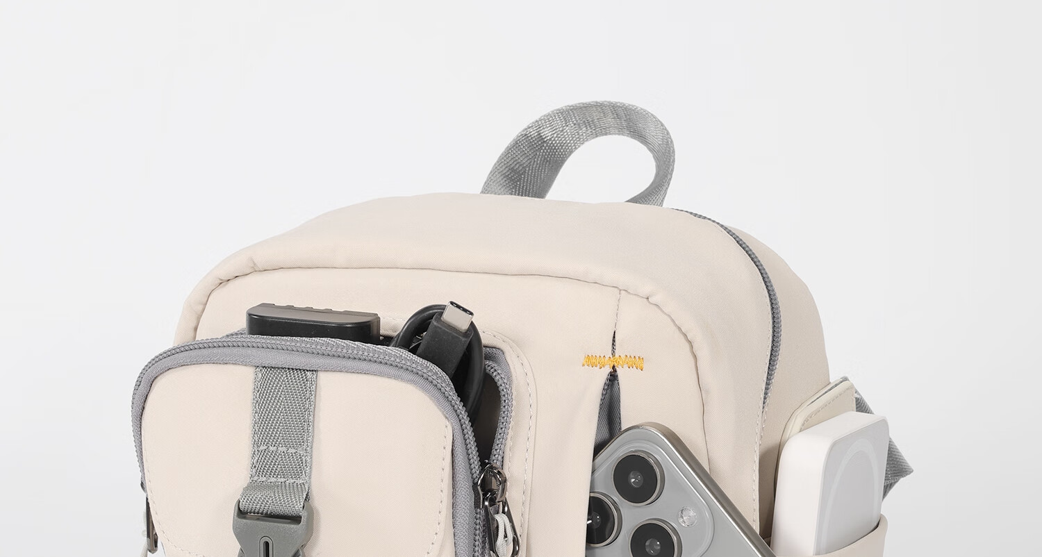 CWATCUN Kaden Single Shoulder Crossbody Handheld Camera Bag One Body One Lens Waterproof Backpack Daily Commuting for Fuji Sony Nikon Canon 12