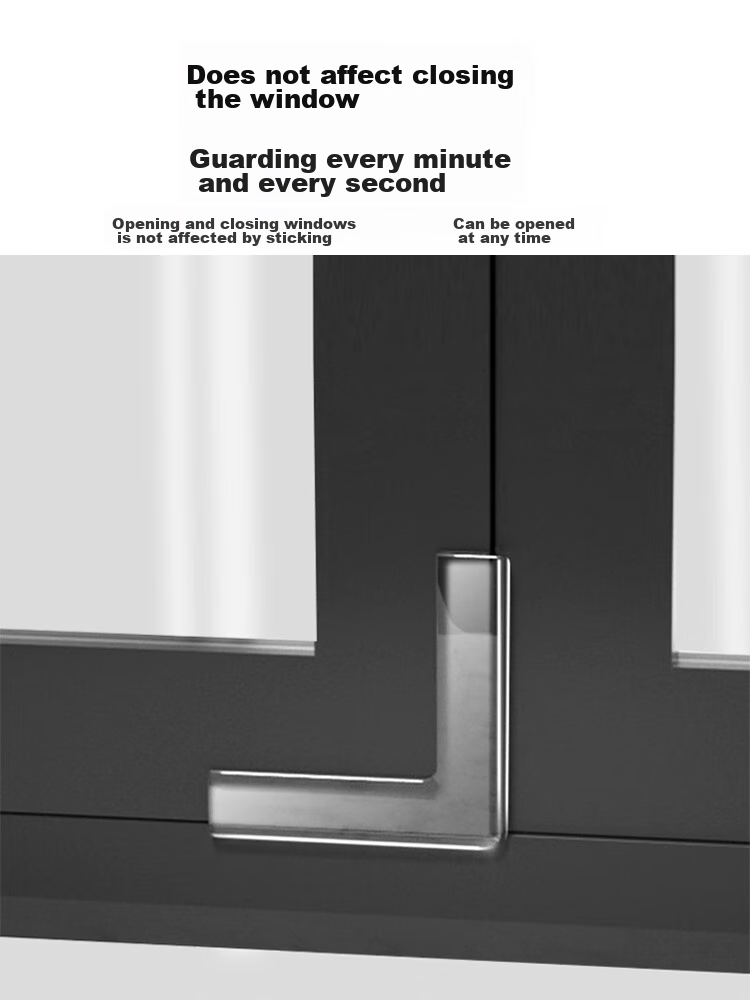 9I9 Window Corner Guards, Pack of 10, Aluminum Alloy Window Protectors for Baby Safety, Anti-Collision for Range Hood, Transparent Edge Banding, Table Corner Guards A107 4