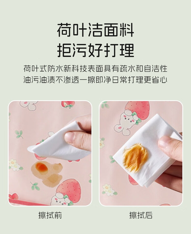 DOCTOR MA Children's Apron, Spring And Autumn Baby Eating Cover, Infant Food Feeding Bib, Reverse Apron, for Ages 2-4, Panda Design, Size 100 6