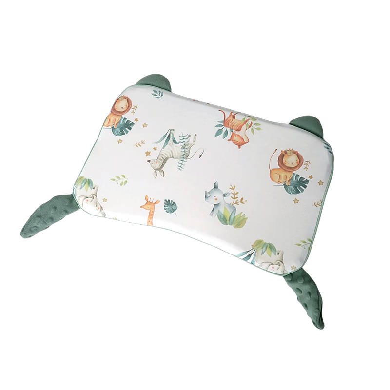 Ocheers Baby Silicone Pillow for Newborns And Infants 0-6 Months, Child Neck Support Pillow, 1-Year Children's Pillow