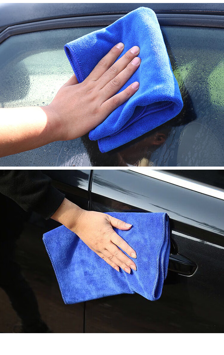 MR Cleaning Cloth 30*60cm*6 Pieces, Household Cleaning Cloth, Commercial Property Cleaning Cloth, Car Washing Glass Cleaning Cloth, Car Wiping Towel 7