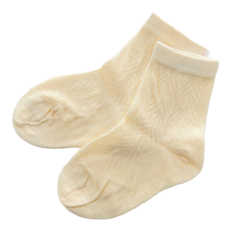 DAVE & BELLA [Same As in Mall] [One Pair] Summer Children's Socks, Baby Breathable Socks, Boys And Girls Short Socks