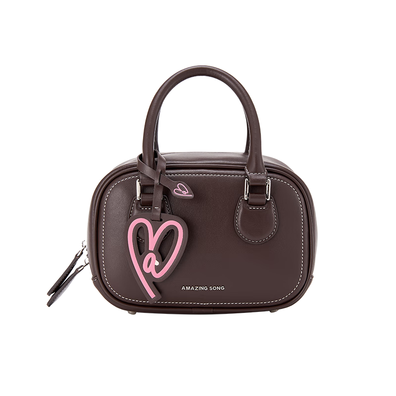 AMAZING SONG Women's Handbag, Toast Bag, Small Cowhide Shoulder Crossbody Bag, High-End Designer Ins Style Pillow Tote Bag Gift