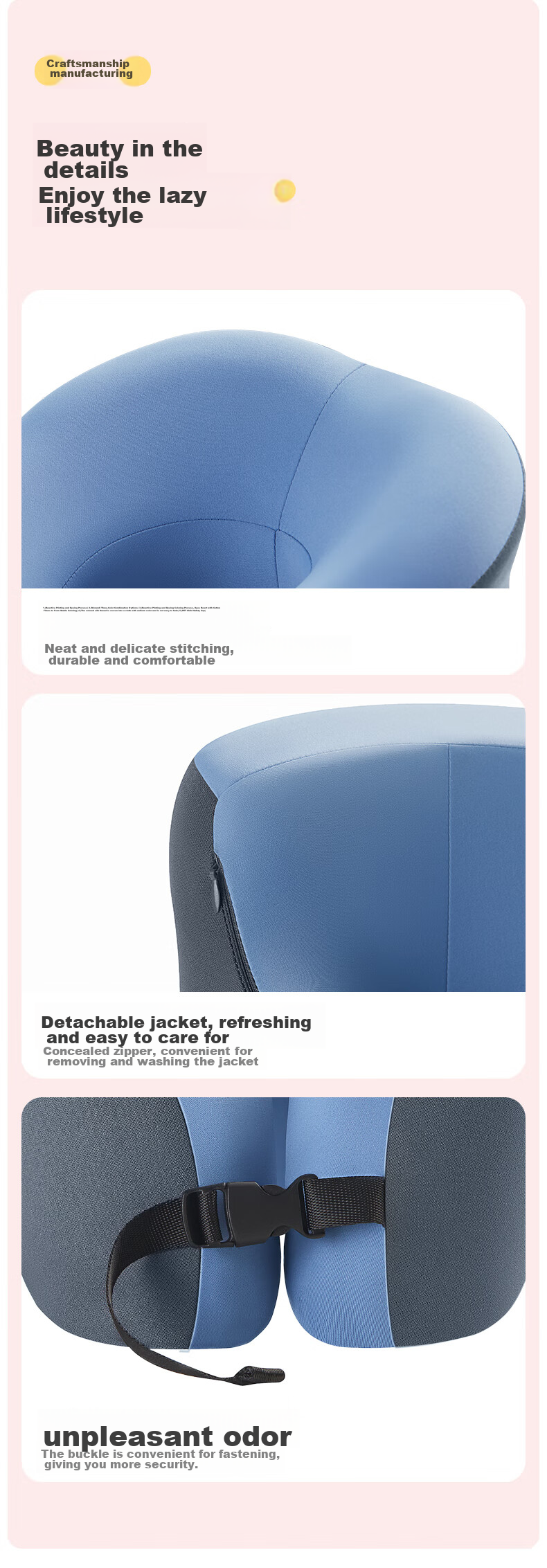 Mixiaoshu Nap Pillow, U-Shaped Pillow, Face-Down Pillow, Office Cushion, Student Nap Support, Neck Pillow, Backrest, Nap Pillow 17